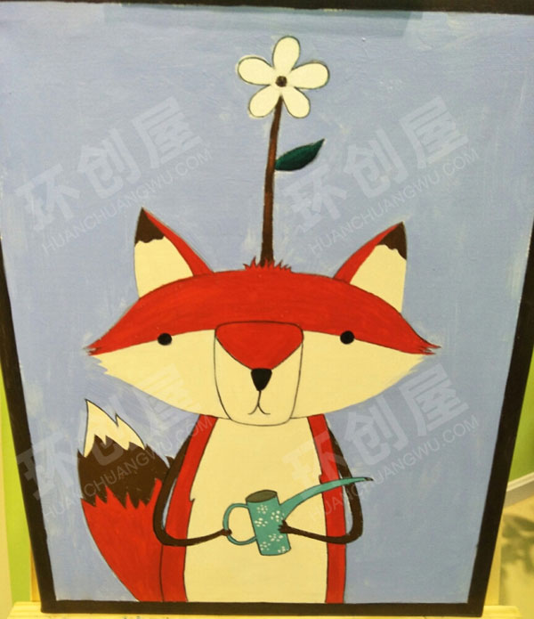 幼儿园好看的油画棒作品展示图片