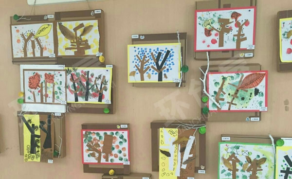 幼儿园立体美术作品展示图片