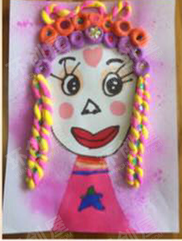幼儿园各种美术作品展示合集图片