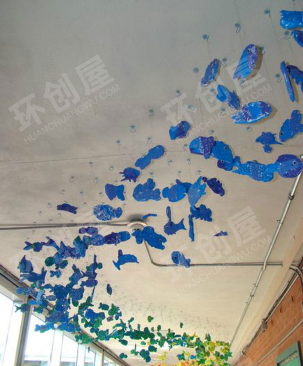 幼儿园彩色小鱼吊饰图片