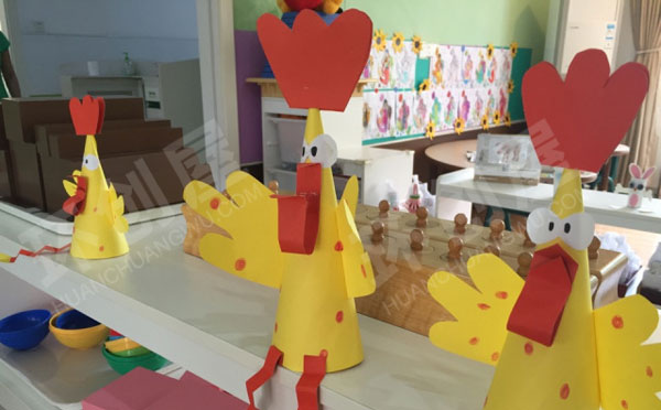 幼儿园动物风吊饰摆件图片