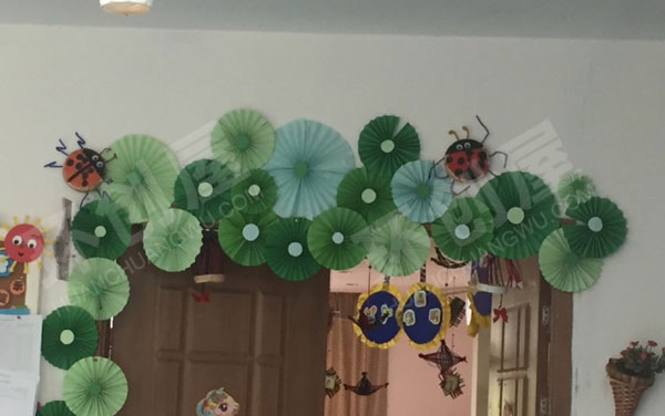 幼儿园门头挂饰图片