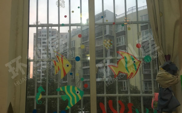 幼儿园海底世界主题窗户环创图片