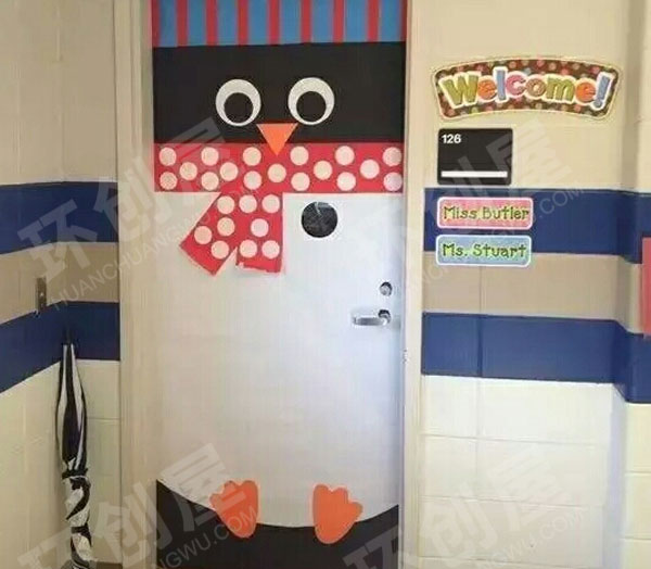 幼儿园环保教室门装饰图片
