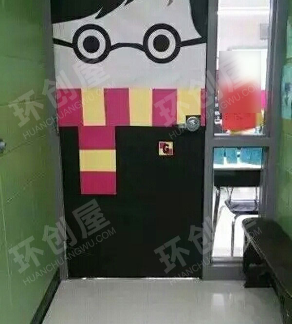 幼儿园环保教室门装饰图片