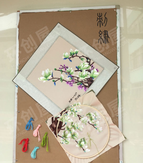 幼儿园走廊中国传统文化楼梯挂画图片