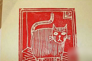 幼儿园手工拓印作品展示图片5张