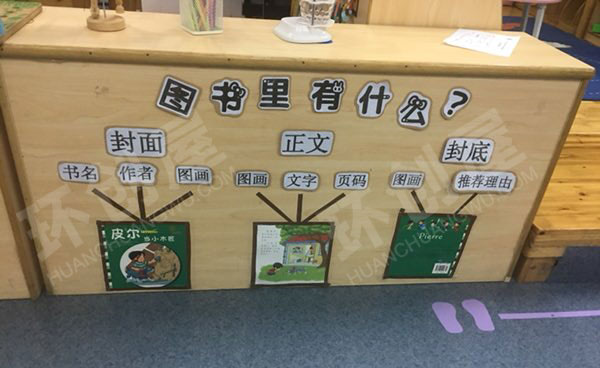 幼儿园阅读区环创图书里有什么图片