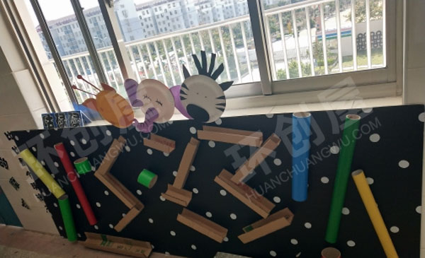 幼儿园科学区废物利用制作科学玩教具图片