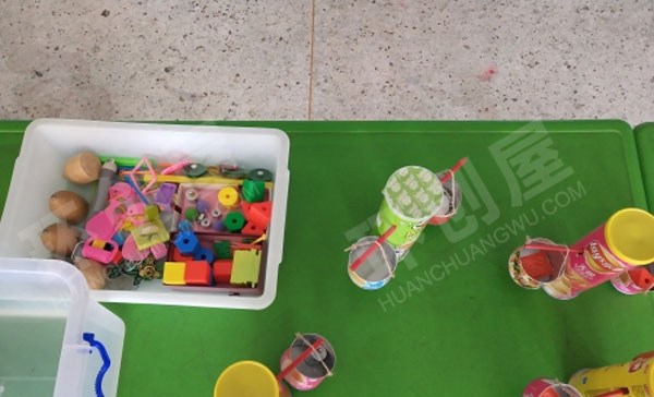 幼儿园科学区废物利用制作科学玩教具图片
