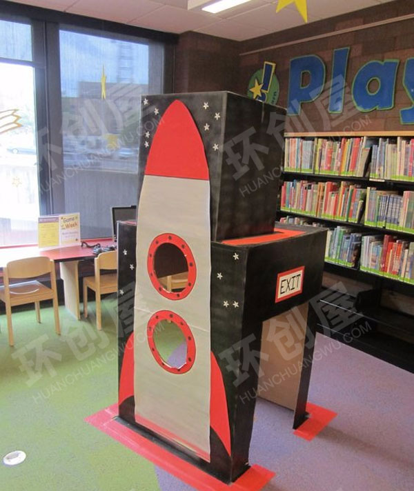 幼儿园角色游戏宇航员的空间站图片