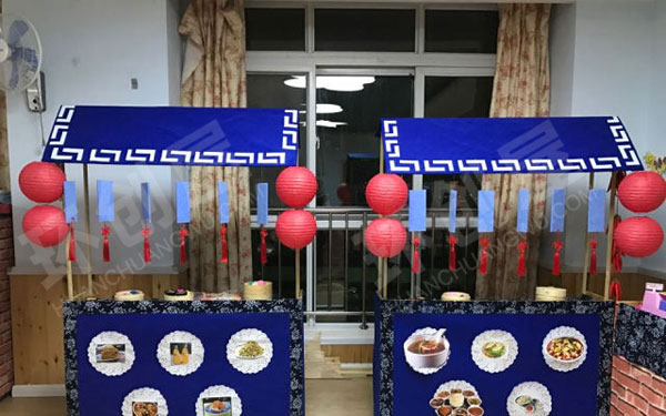 幼儿园角色游戏中国文化长安风图片
