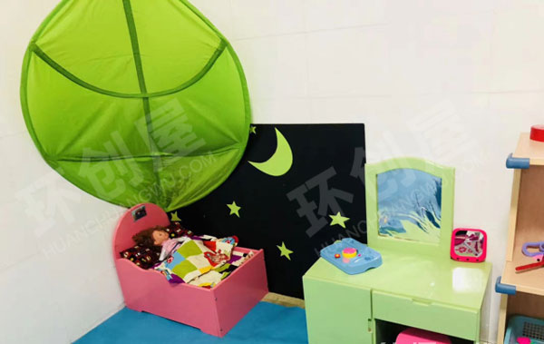 幼儿园角色游戏最爱的娃娃家图片