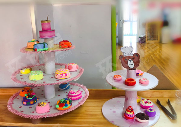 幼儿园角色游戏布朗熊的甜品店图片