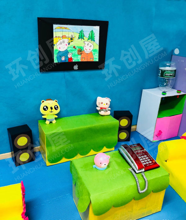 幼儿园角色游戏最爱的娃娃家图片
