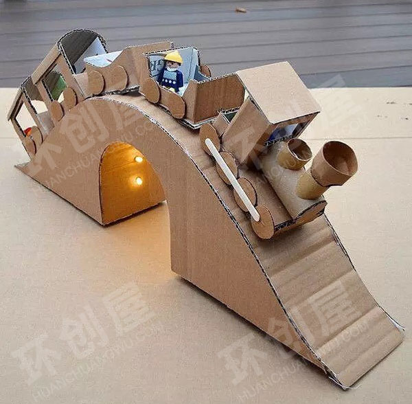 幼儿园角色游戏纸板各种创意图片