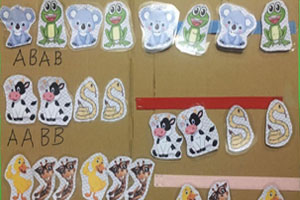 幼儿园益智区投放材料环创图片3张