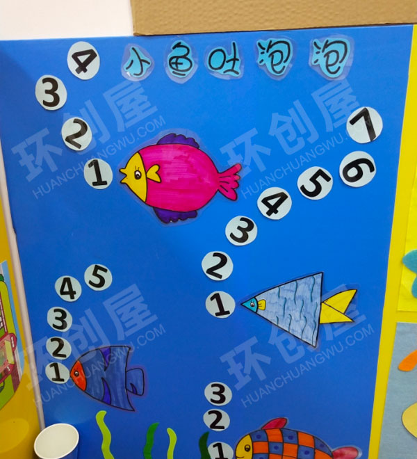 幼儿园环创益智区自制各种教玩具图片