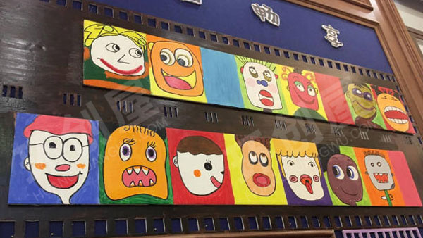 幼儿园各种好看卡通装饰墙面布置图片