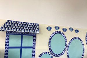 幼儿园我是中国人中国风环创墙面布置图片5张