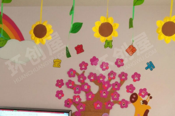 幼儿园向日葵花朵吊饰图片