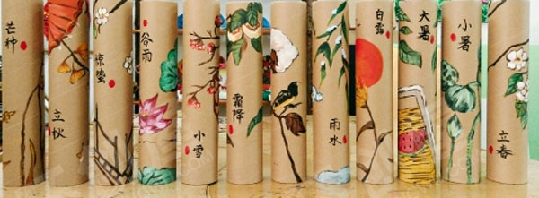 幼儿园二十四节气走廊吊饰图片