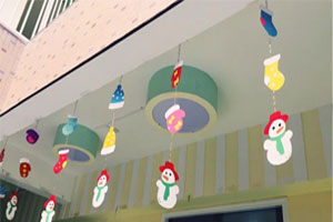 幼儿园冬天圣诞挂饰图片