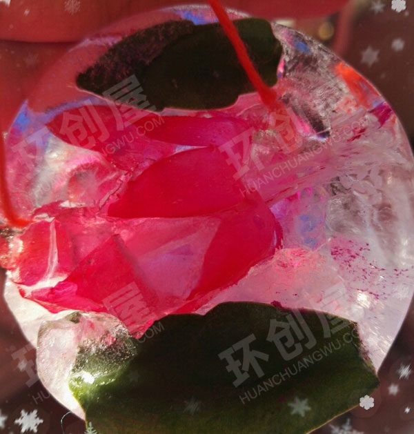 幼儿园冬季主题冰灯挂饰图片