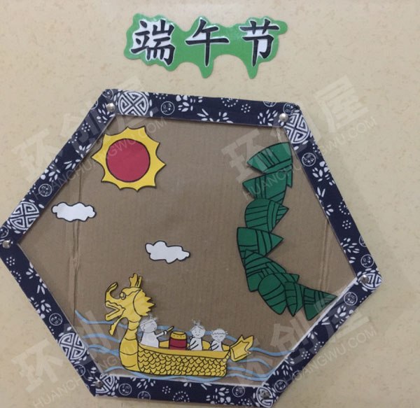 幼儿园中国范走廊环创图片