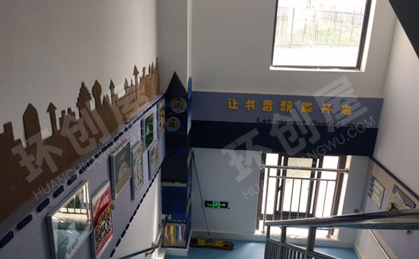 幼儿园走廊墙面各种绘本环创图片