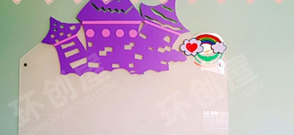 幼儿园小猪佩奇环创家园联系栏图片