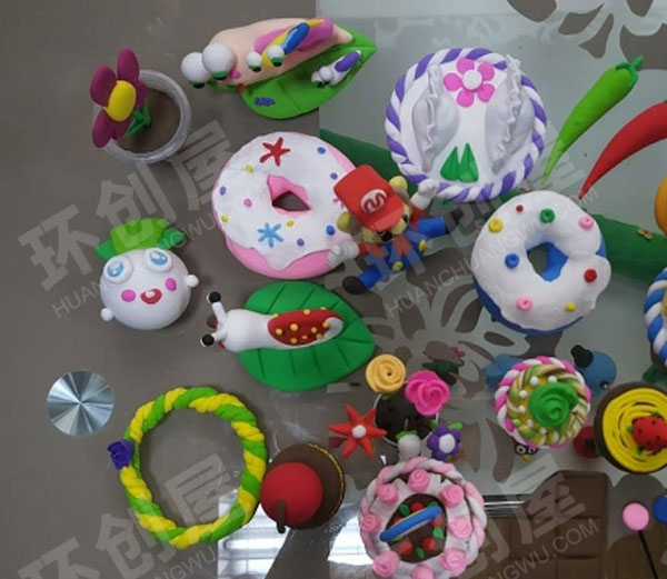 幼儿园超轻粘土作品展示图片