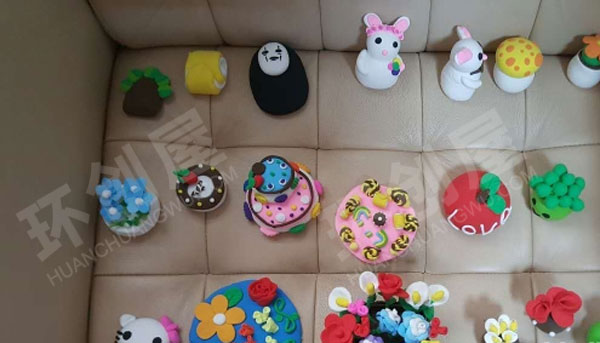 幼儿园超轻粘土作品展示图片