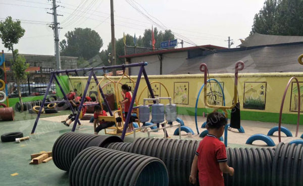 幼儿园大型户外活动场所环创图片