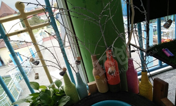 幼儿园户外废旧大改造环创图片
