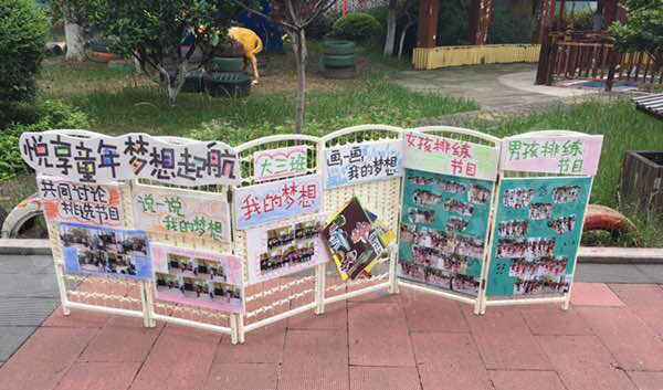 幼儿园户外毕业展板环创图片
