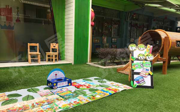 幼儿园户外环创跳蚤市场图片