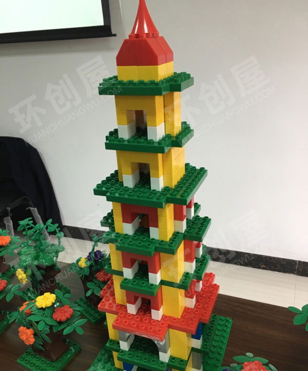 幼儿园积木搭建各种建筑图片