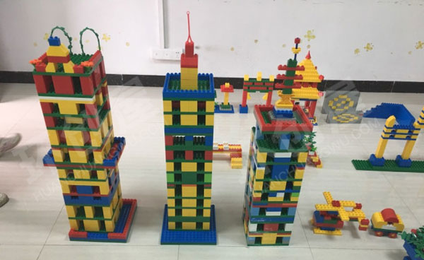 幼儿园积木搭建各种建筑图片
