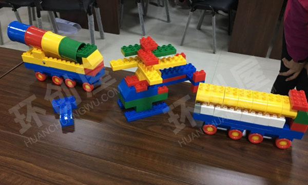 幼儿园积木搭建各种建筑图片