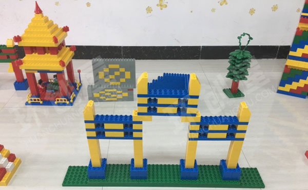 幼儿园积木搭建各种建筑图片