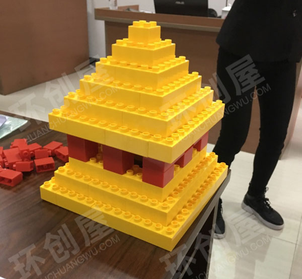 幼儿园积木搭建各种建筑图片