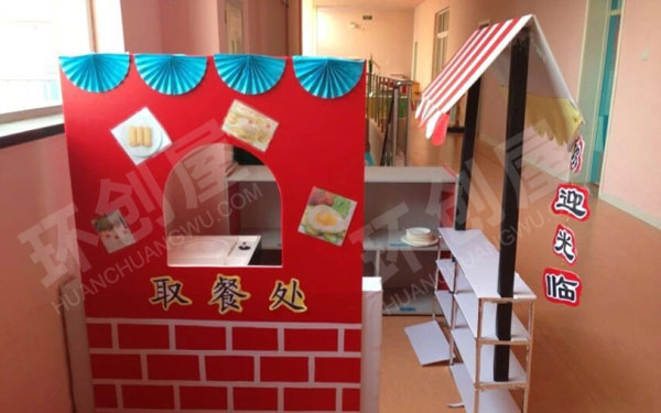 幼儿园角色游戏美食加工坊图片