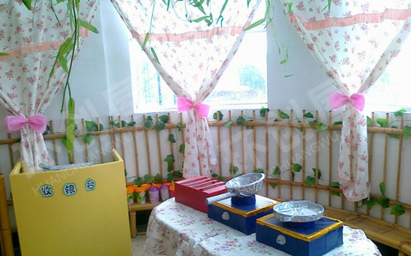 幼儿园角色游戏小超市图片