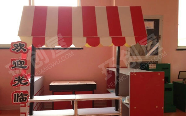 幼儿园角色游戏美食加工坊图片