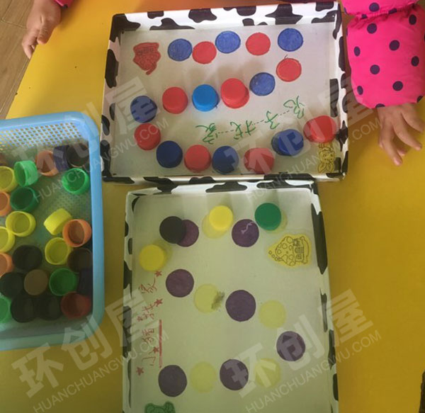 幼儿园益智区桌面游戏环创图片