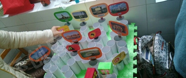幼儿园益智区自制区域游戏材料环创图片