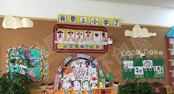 幼儿园我要上小学了主题墙图片