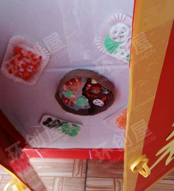 幼儿园中国风春节主题墙面布置图片