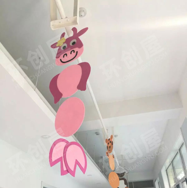 幼儿园动物花花衣吊饰图片